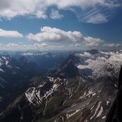 Flugwegposition um 13:29:00: Aufgenommen in der Nähe von Gemeinde Leutasch, Österreich in 2962 Meter